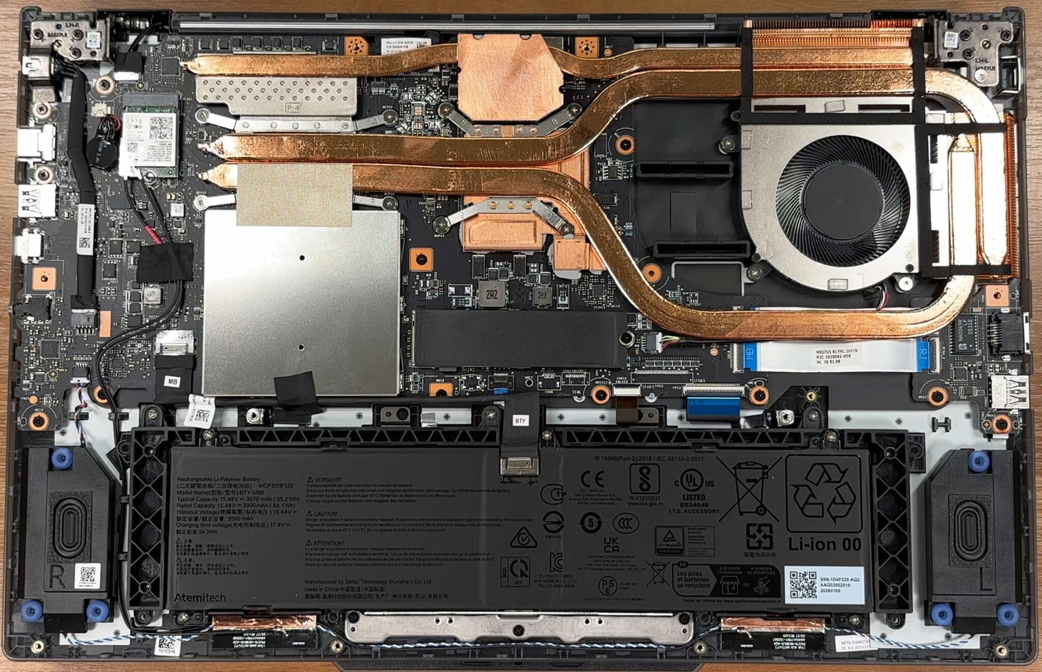 Internal Photo of MSI Cyborg 17 B13W 144HZ lcd screen display panel non-touch (Cyborg 17 B13W)